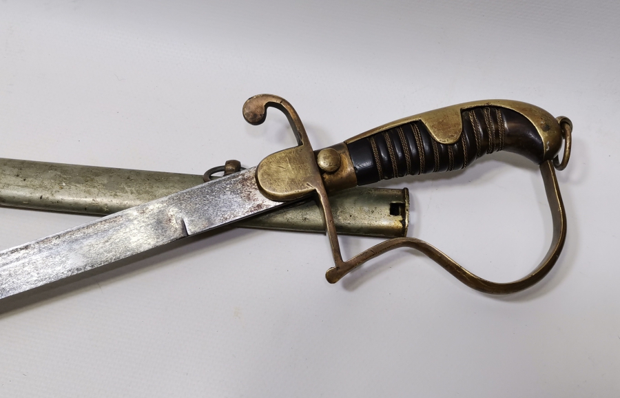 1940 TARİHLİ BOYNUZ SAPLI NADİR SUBAY KILICI