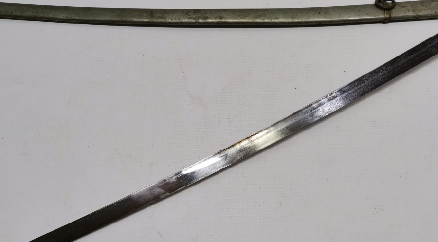 1940 TARİHLİ BOYNUZ SAPLI NADİR SUBAY KILICI