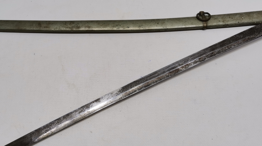 1940 TARİHLİ BOYNUZ SAPLI NADİR SUBAY KILICI