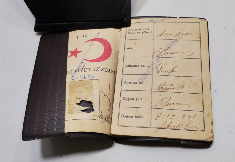 1960LARDAN ANTİKA HÜVİYET - NÜFUS CÜZDANI