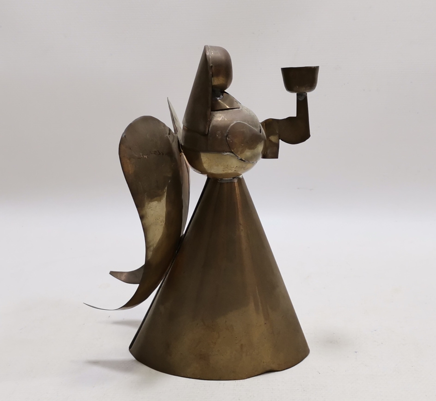 MERYEM ANA FORMUNDA YAPILMIŞ ANTİKA GAZ LAMBASI