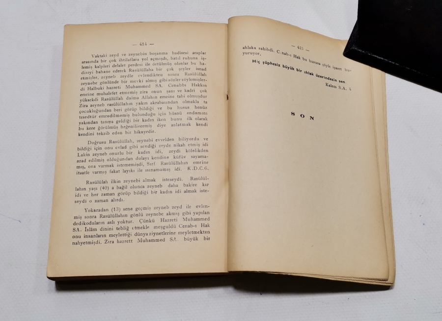 SARAYÖNÜ MÜFTÜSÜ TARAFINDAN YAZILMIŞ 