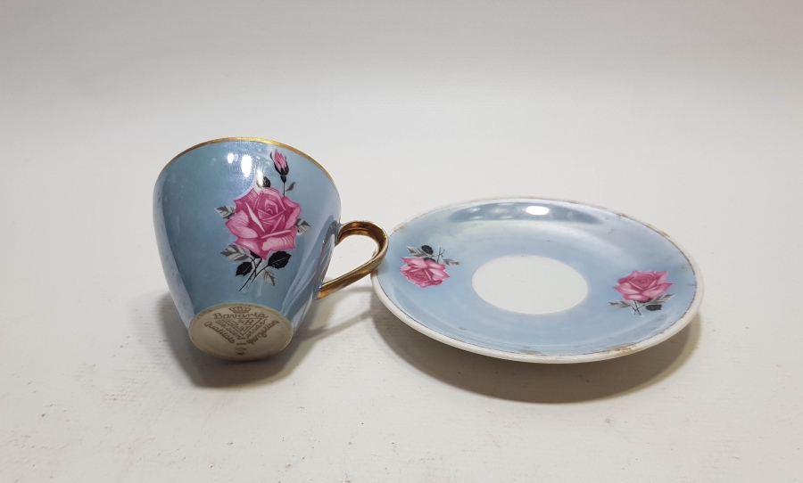 ALTIN VARAKLI BAVARİA KAHVE FİNCANI