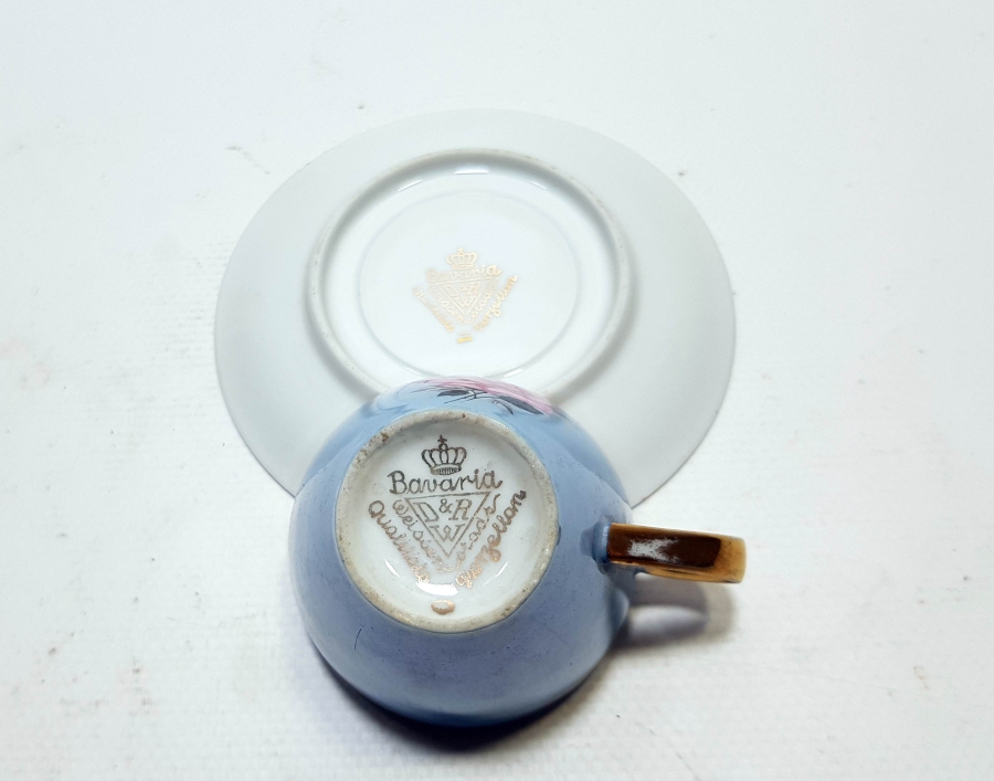 ALTIN VARAKLI BAVARİA KAHVE FİNCANI