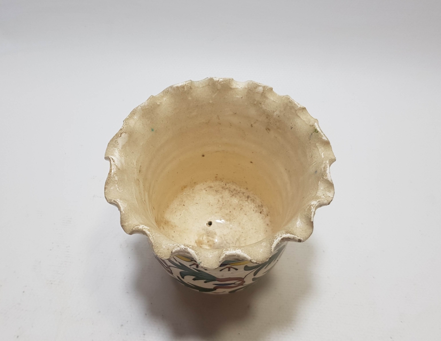 EL BOYAMA ANTİKA KÜTAHYA SAKSI