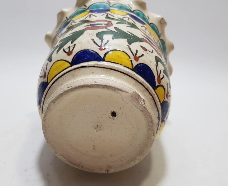 EL BOYAMA ANTİKA KÜTAHYA SAKSI