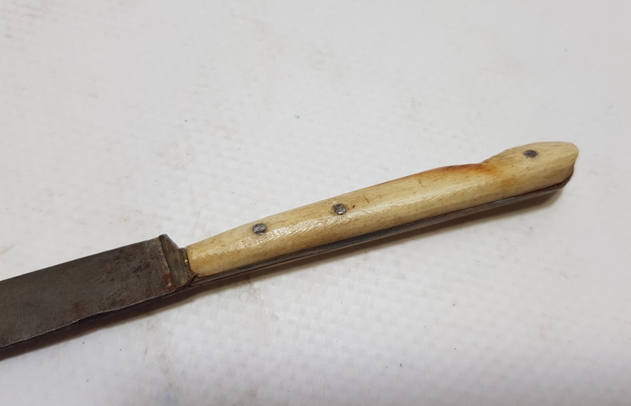 OSMANLI DÖNEMİ KEMİK SAPLI SÜRMENE BIÇAK