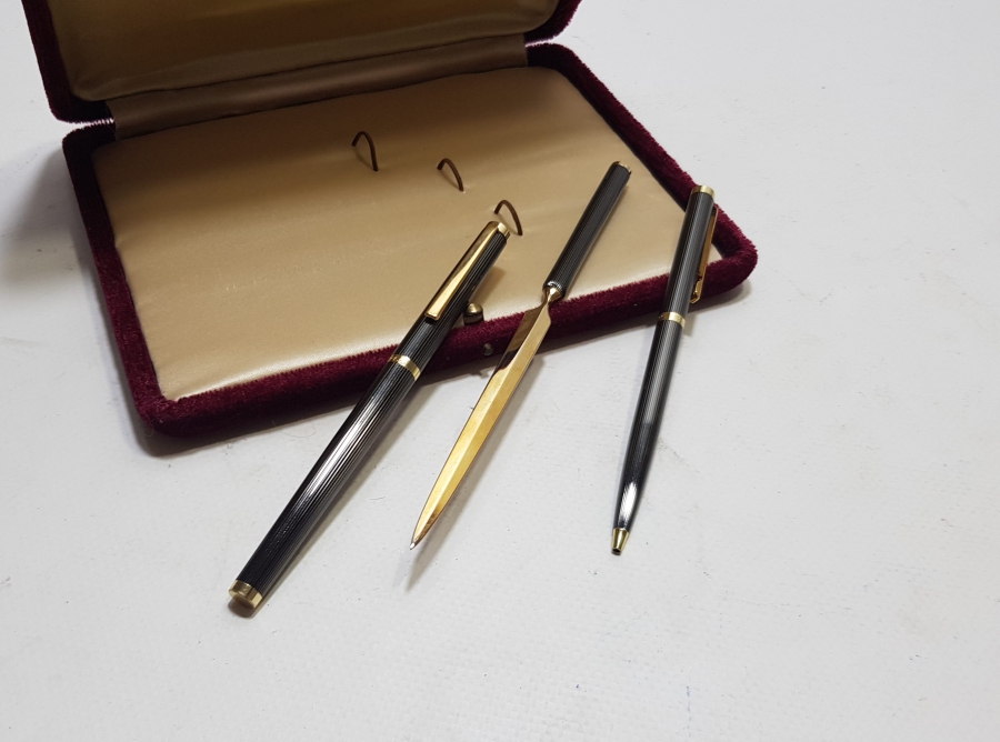 ORİJİNAL KUTUSUNDA ANTİKA KALEM SETİ