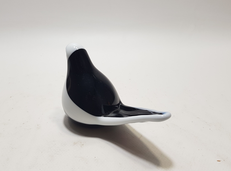 ÜFLEME CAMDAN MAMUL ANTİKA MURANO KUŞ FİGÜRÜ