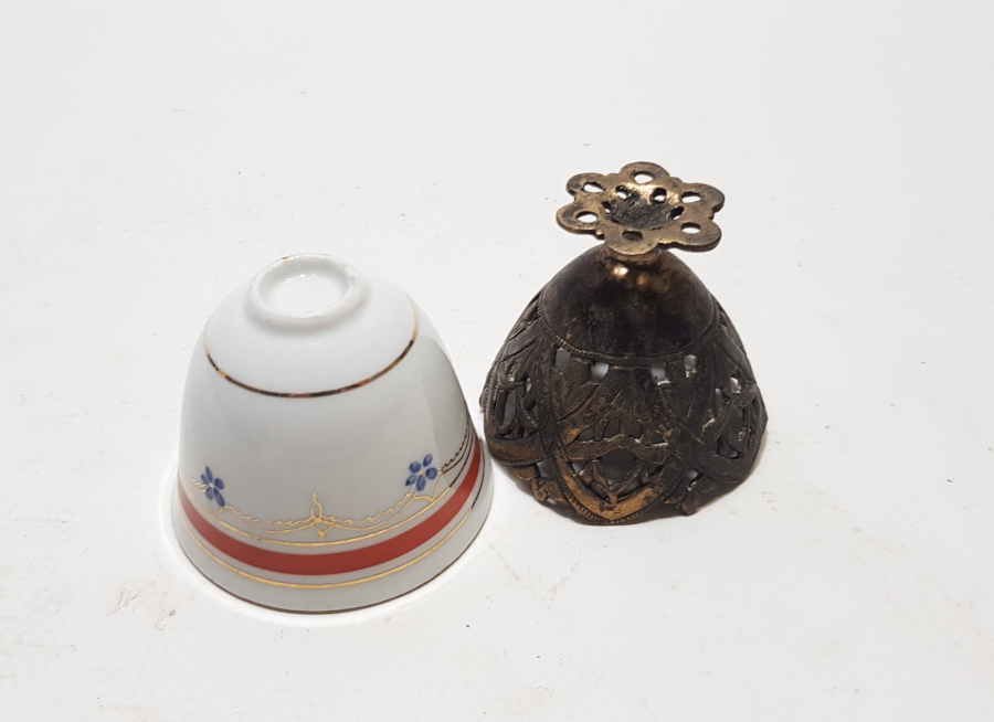 OSMANLI DÖNEMİ TOMBAKLI ZARF VE FİNCANI