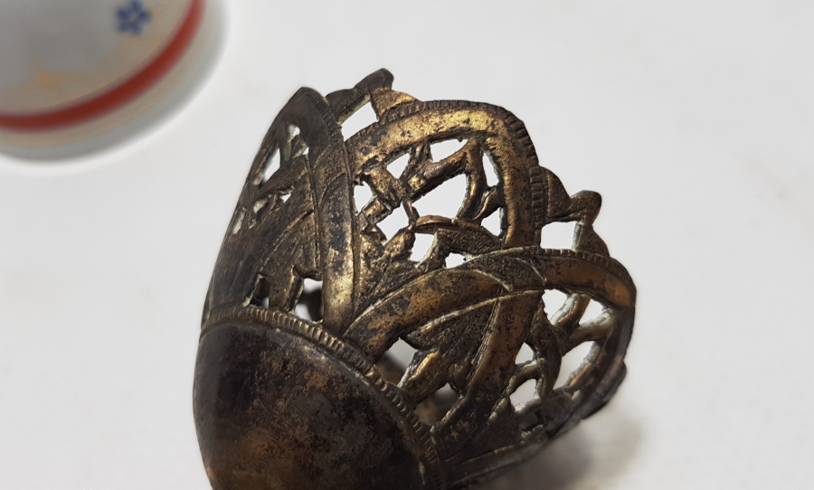 OSMANLI DÖNEMİ TOMBAKLI ZARF VE FİNCANI