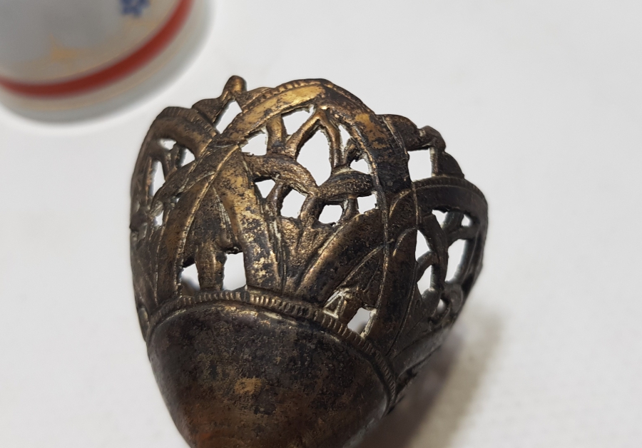 OSMANLI DÖNEMİ TOMBAKLI ZARF VE FİNCANI