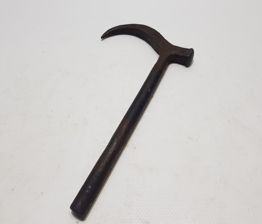 ÜZERİ İŞLEMELİ EL DÖVME DEMİRDEN MAMUL OSMANLI DÖNEMİ KANCA