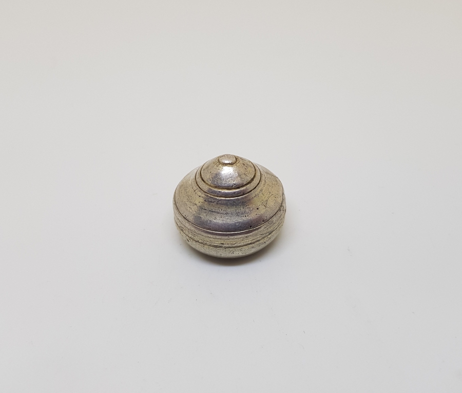 OSMANLI DÖNEMİ KADİRİ TARİKAT SİKKESİ FORMUNDA YAPILMIŞ ÇOK NADİR GÜMÜŞ SAKIZLIK