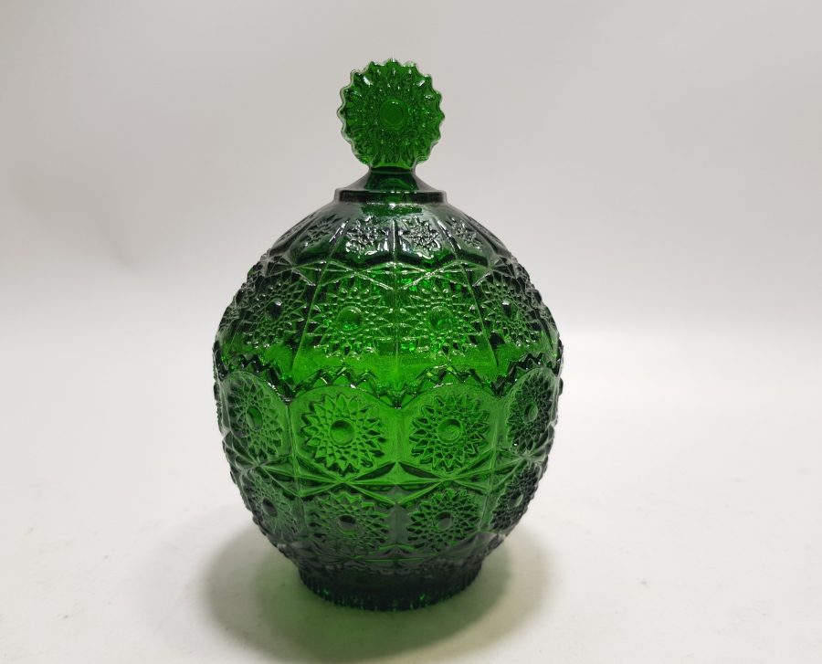 OSMANLI DÖNEMİ KABARTMA İŞÇİLİKLİ NADİR FORMDA KAPAKLI MACUNLUK