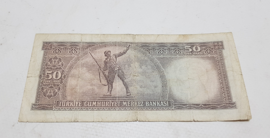 5. EMİSYON KAĞIT 50 LİRA