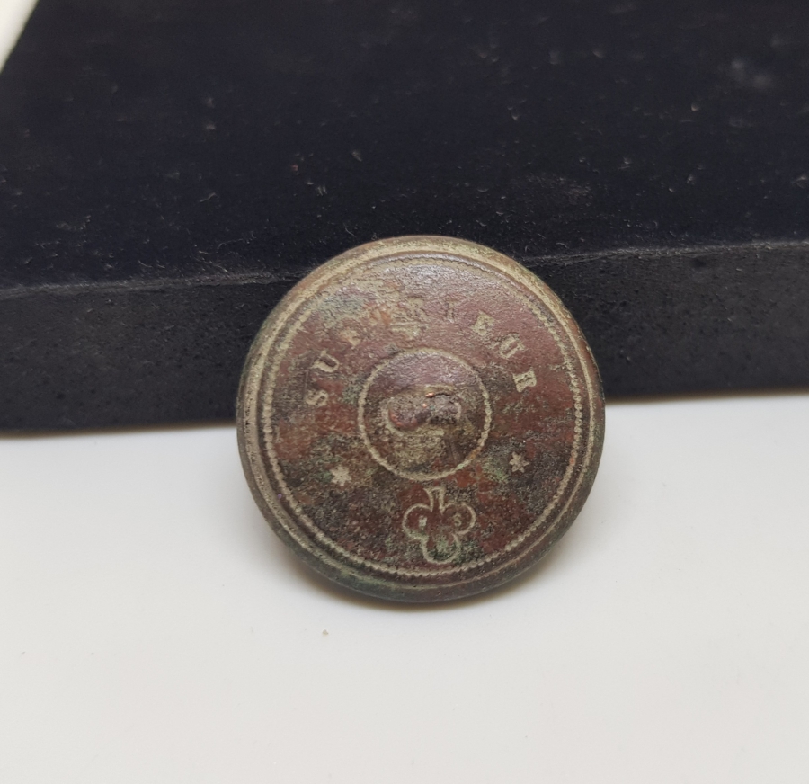 OSMANLI DÖNEMİ HAMİDİYE SANAYİ MEKTEBİ İZMİR YAZILI ÇOK NADİR DÜĞME