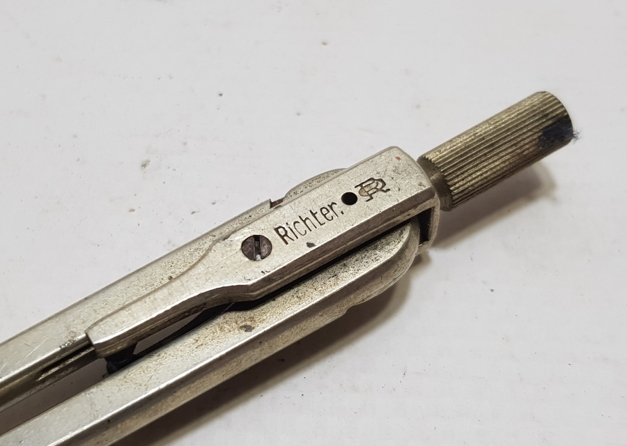 ÜZERİ OSMANLICA POLİS YAZILI ÇOK NADİR PERGEL