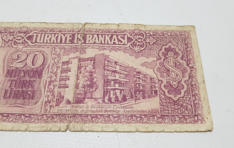 1969 YILINA AİT ÇOK NADİR İŞ BANKASI İKRAMİYE KUPONU