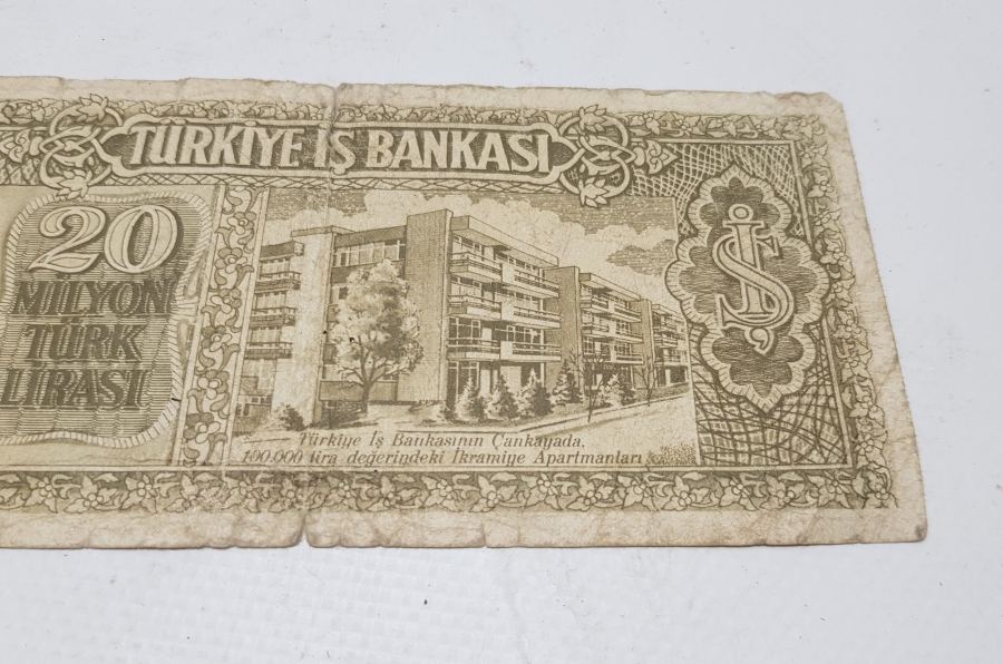1969 YILINA AİT ÇOK NADİR İŞ BANKASI İKRAMİYE KUPONU