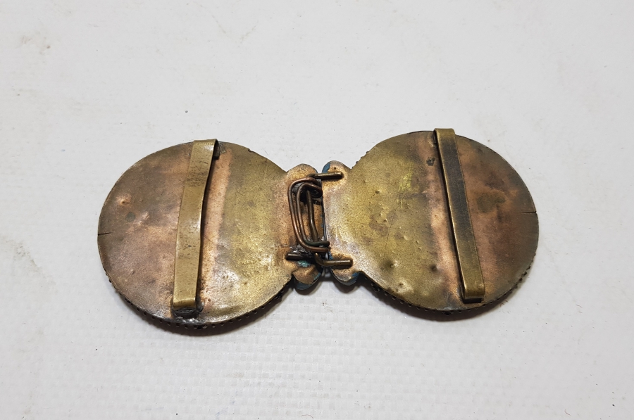 OSMANLI DÖNEMİ ÇOK NADİR MİKRO MOZAİK DESENLİ GELİN KEMER TOKASI