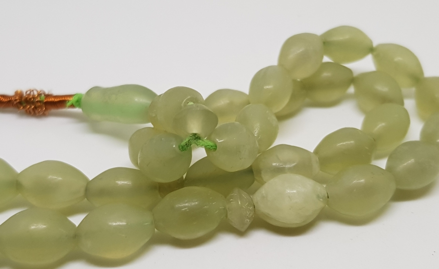 ŞAHMAKSUT TAŞINDAN YAPILMIŞ OSMANLI DÖNEMİ 33LÜ TESPİH