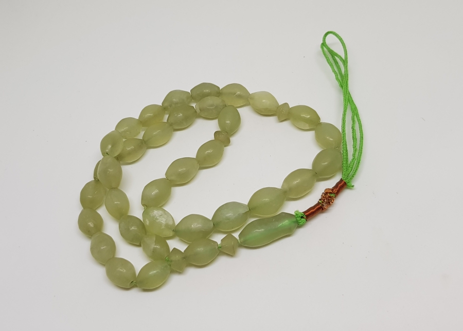 ŞAHMAKSUT TAŞINDAN YAPILMIŞ OSMANLI DÖNEMİ 33LÜ TESPİH