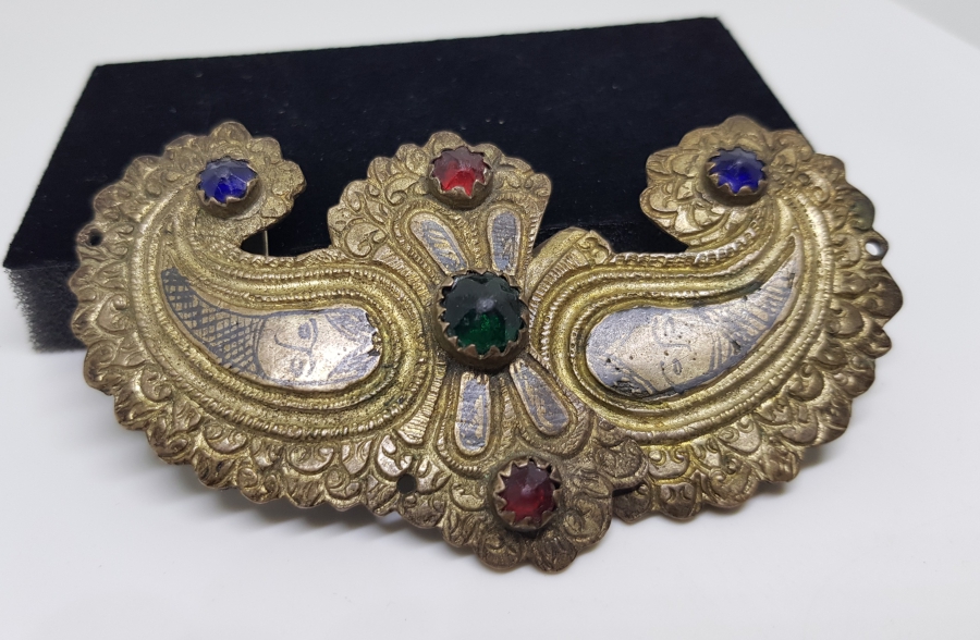 OSMANLI DÖNEMİ ÇOK NADİR SAVATLI RUM İŞİ KEMER TOKASI