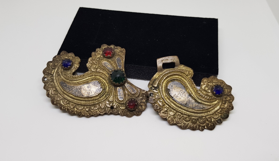 OSMANLI DÖNEMİ ÇOK NADİR SAVATLI RUM İŞİ KEMER TOKASI