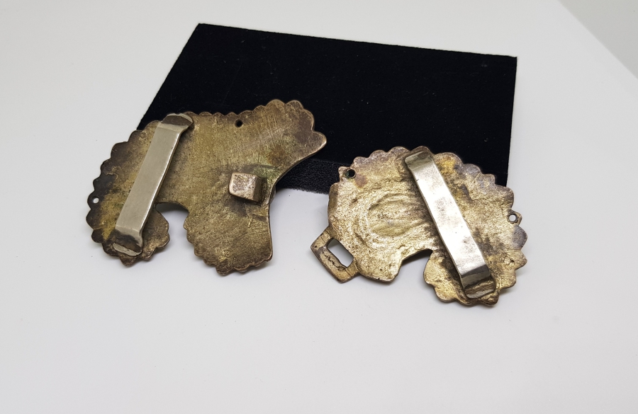 OSMANLI DÖNEMİ ÇOK NADİR SAVATLI RUM İŞİ KEMER TOKASI