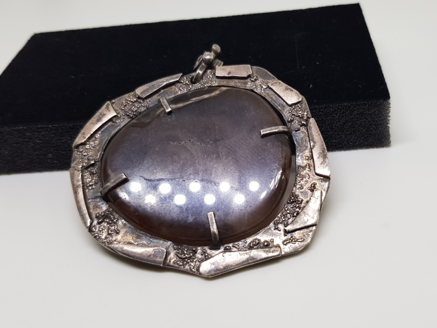 ÖZEL YAPIM ANTİKA DOĞAL TAŞLI BÜYÜK BOY KOLYE UCU