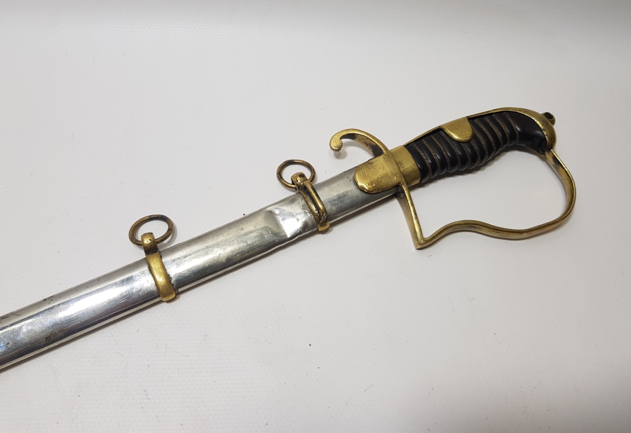 BOYNUZ SAPLI OSMANLI DÖNEMİ HAFİF SÜVARİ SUBAY KILICI