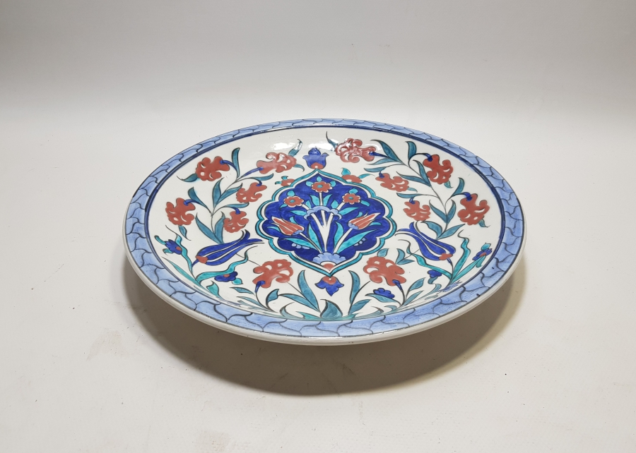 UĞUR USTA YAPIMI KÜTAHYA İŞİ EL BOYAMA DUVAR TABAĞI