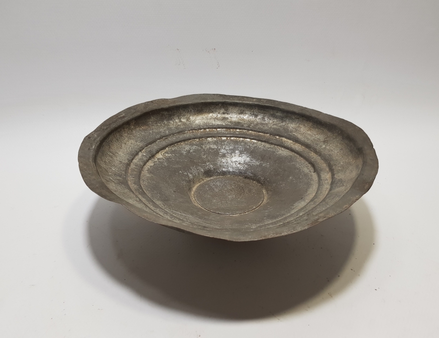 ÜZERİ OSMANLICA YAZILI OSMANLI DÖNEMİ HİLALİ AHMER TENCERE KAPAĞI