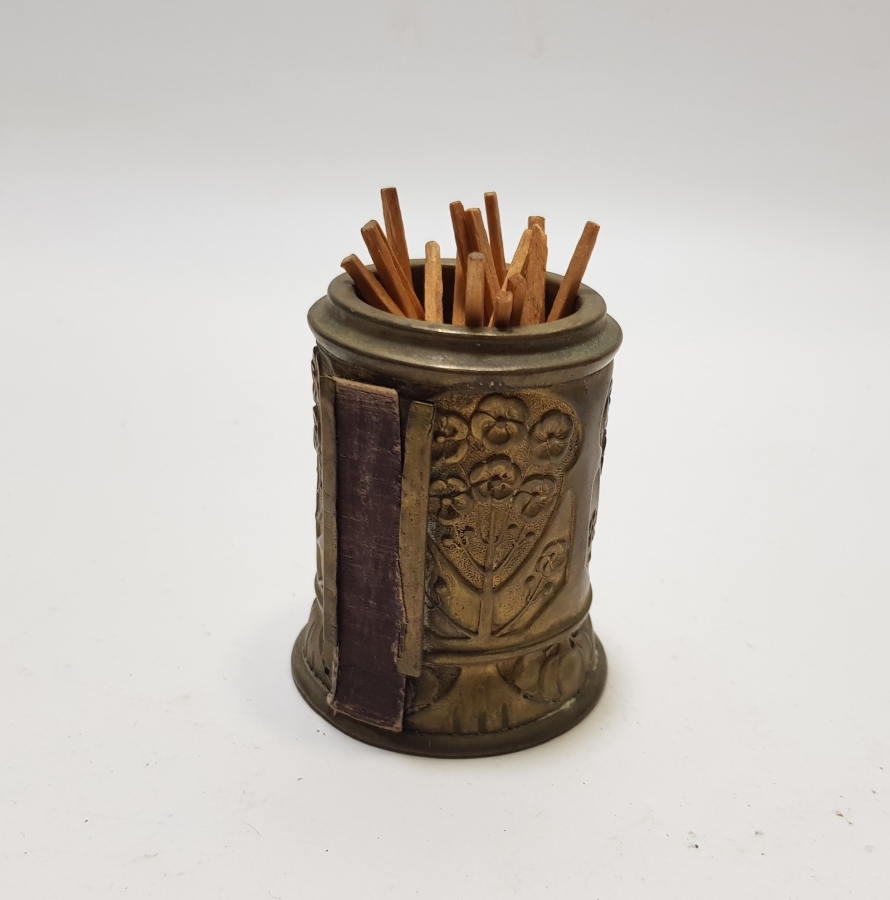 ÜZERİ KABARTMA İŞÇİLİKLİ OSMANLI DÖNEMİ NADİR KİBRİTLİK