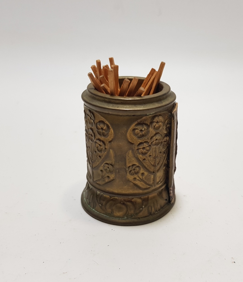 ÜZERİ KABARTMA İŞÇİLİKLİ OSMANLI DÖNEMİ NADİR KİBRİTLİK