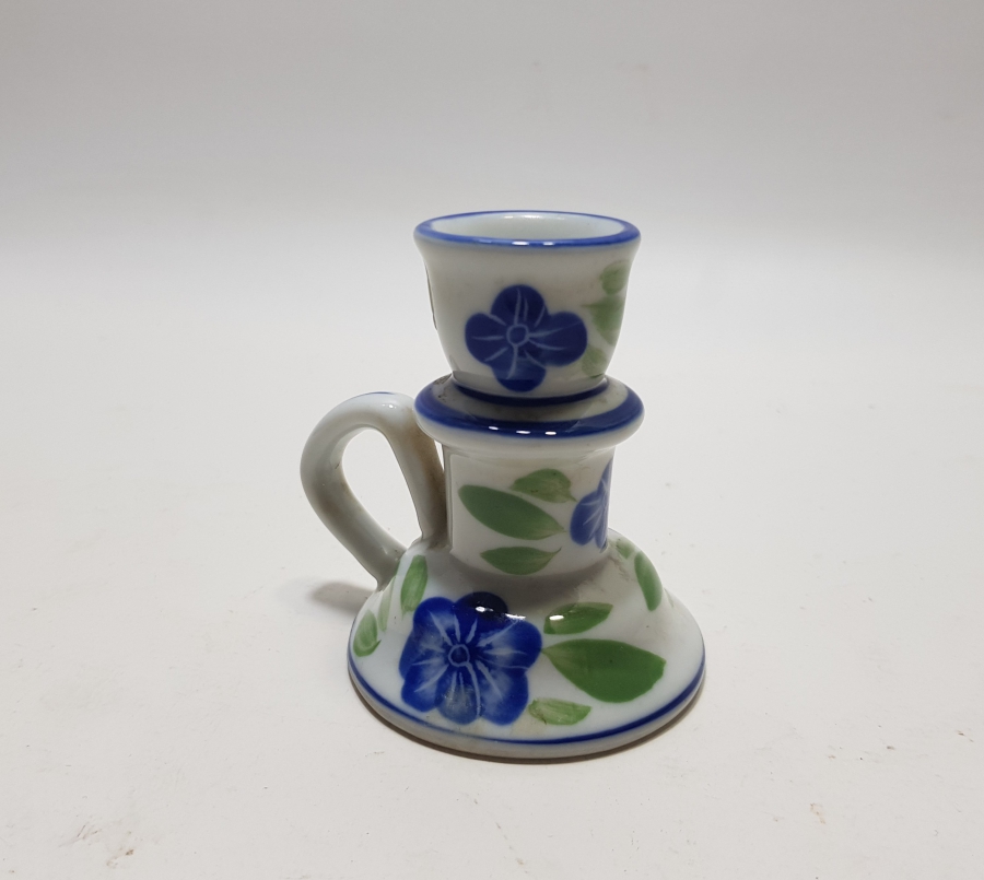 ANTİKA PORSELEN EL MUMLUĞU