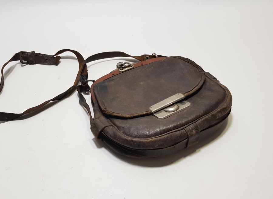 OSMANLI DÖNEMİ ÇOK NADİR DERİ ULAK ÇANTASI