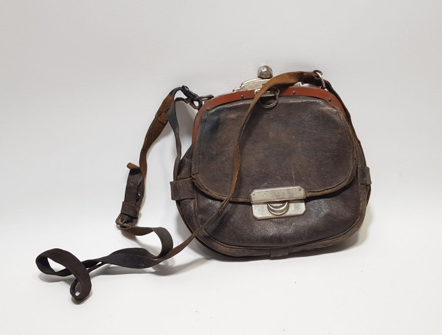 OSMANLI DÖNEMİ ÇOK NADİR DERİ ULAK ÇANTASI