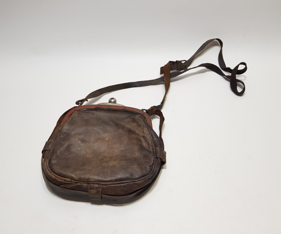 OSMANLI DÖNEMİ ÇOK NADİR DERİ ULAK ÇANTASI