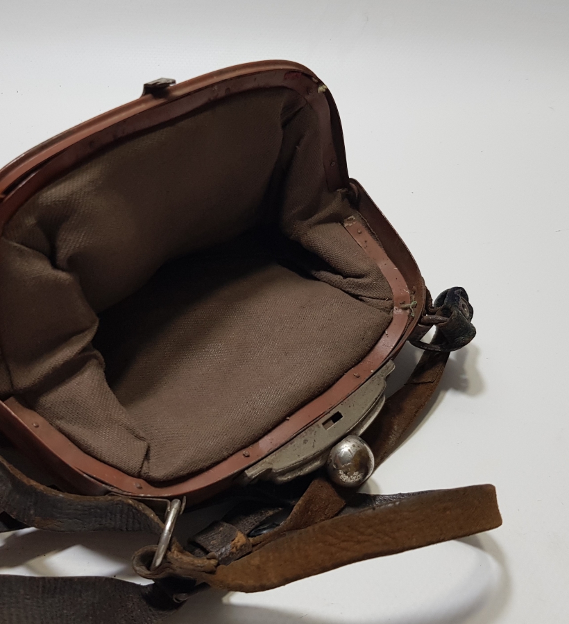 OSMANLI DÖNEMİ ÇOK NADİR DERİ ULAK ÇANTASI