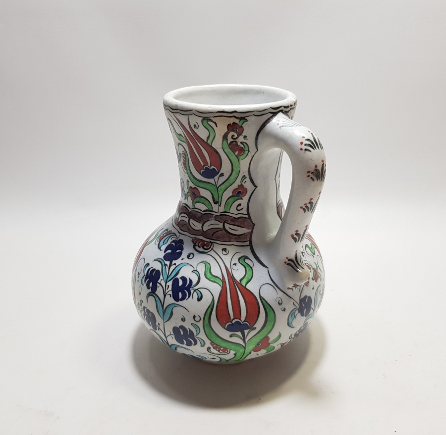 KÜTAHYA İŞİ EL BOYAMA ÖZEL YAPIM BÜYÜK BOY AŞURELİK