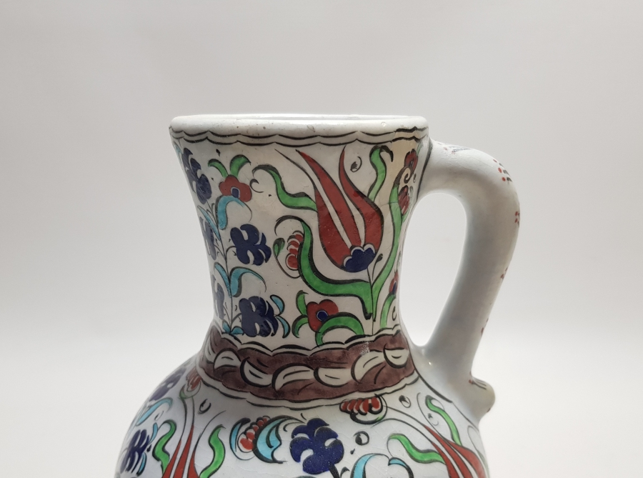 KÜTAHYA İŞİ EL BOYAMA ÖZEL YAPIM BÜYÜK BOY AŞURELİK