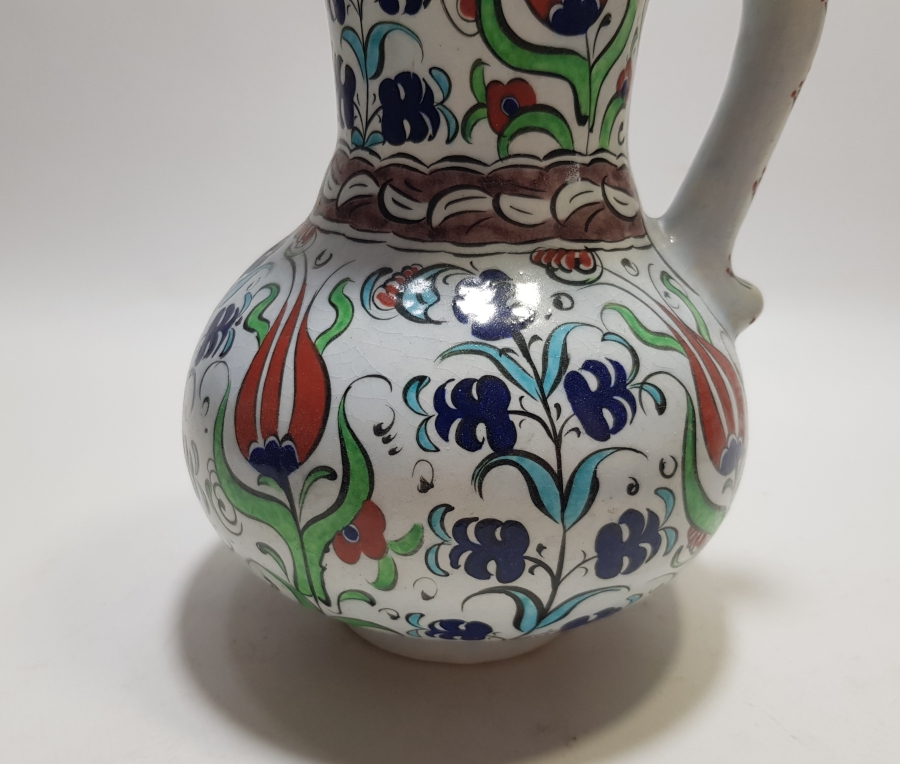 KÜTAHYA İŞİ EL BOYAMA ÖZEL YAPIM BÜYÜK BOY AŞURELİK