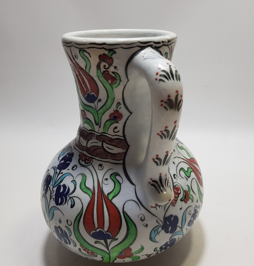 KÜTAHYA İŞİ EL BOYAMA ÖZEL YAPIM BÜYÜK BOY AŞURELİK