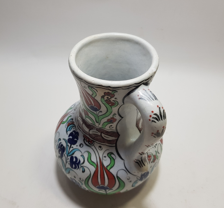 KÜTAHYA İŞİ EL BOYAMA ÖZEL YAPIM BÜYÜK BOY AŞURELİK