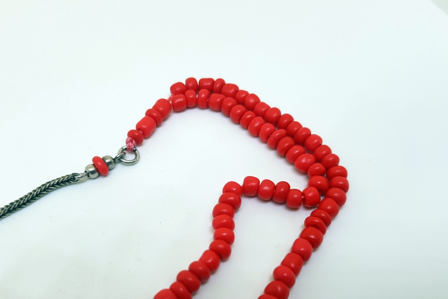 MERCAN TAŞLI ANTİKA NAMAZ TESPİHİ