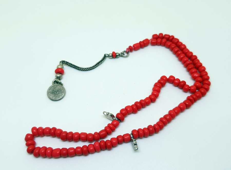 MERCAN TAŞLI ANTİKA NAMAZ TESPİHİ