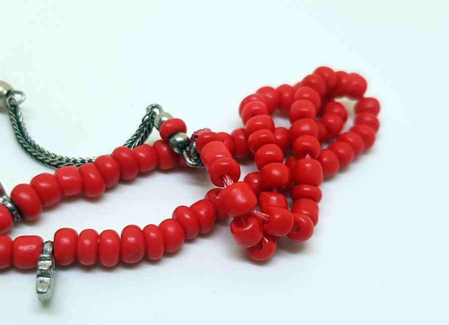 MERCAN TAŞLI ANTİKA NAMAZ TESPİHİ