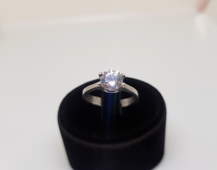 TEK TAŞ MODEL MARGAZİT TAŞLI GÜMÜŞ YÜZÜK